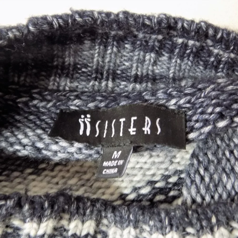 ii Sisters cold shoulder striped sweater - Picture 3 of 7